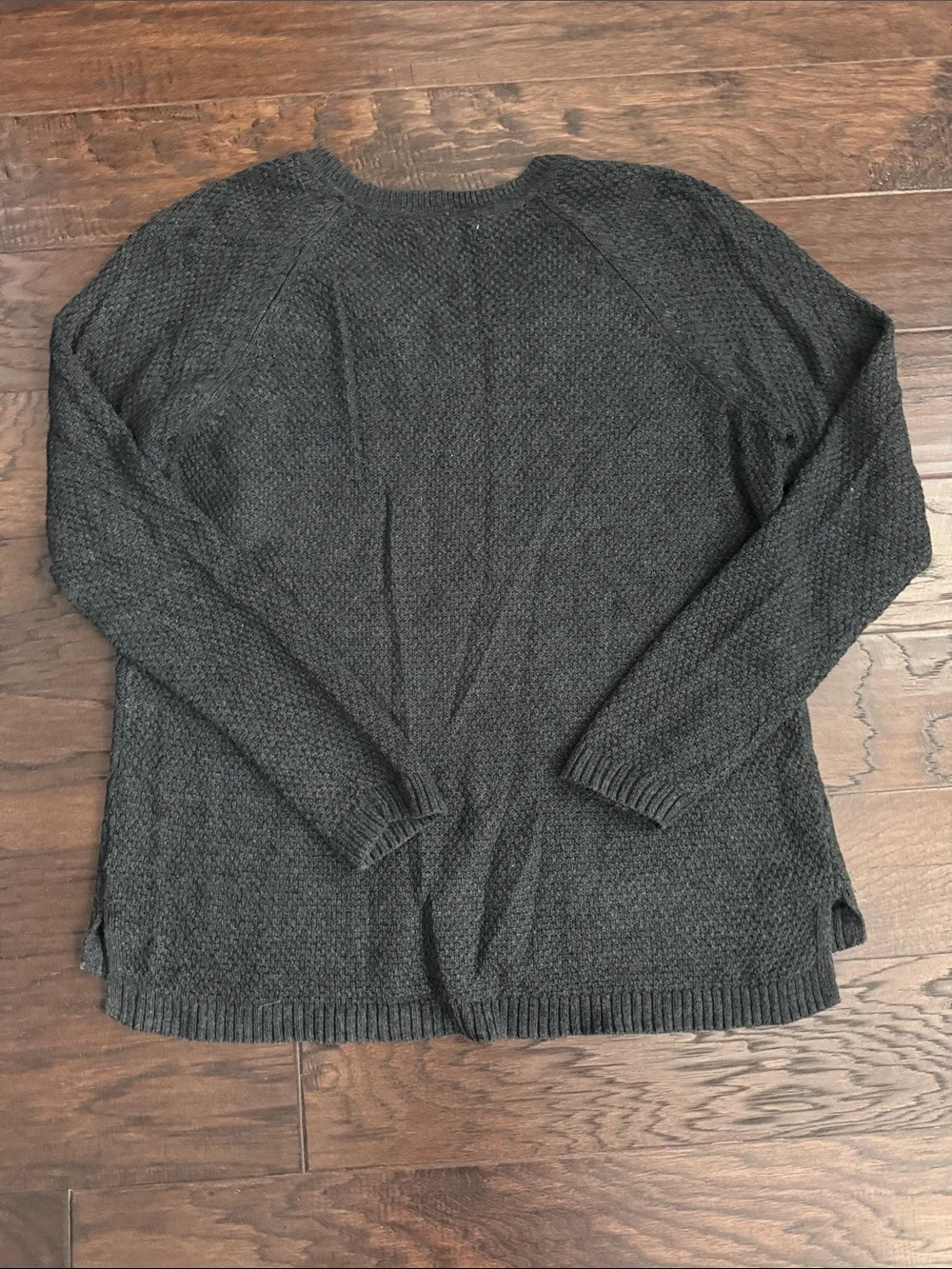 Sonoma Charcoal Cable V-Neck Sweater - Picture 7 of 7